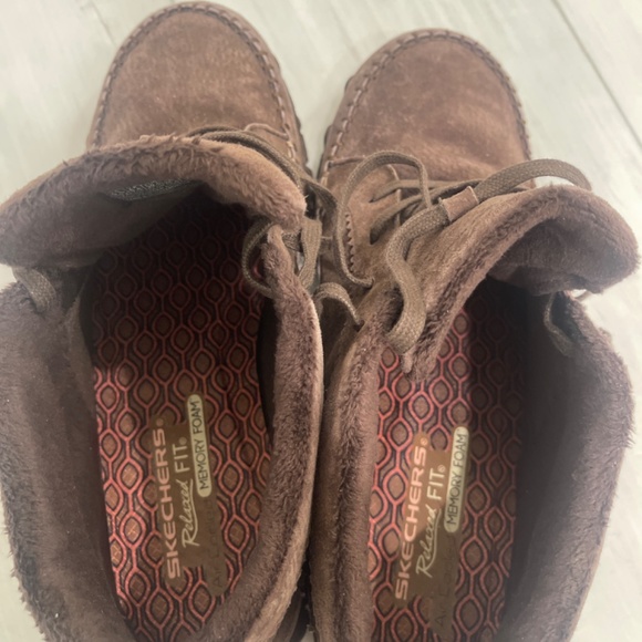 Skechers women’s bikers Lineage Chukka boot suede 9.5 - Picture 4 of 6